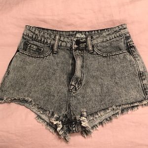 BDG high waisted Acid Wash Shorts
